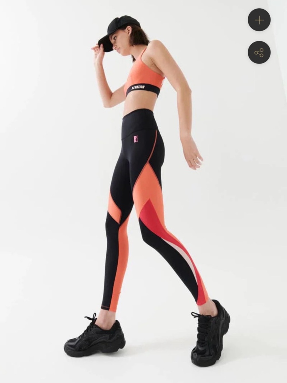 P.E Nation HIGH PRESS LEGGING IN BLACK - Picture 3 of 9